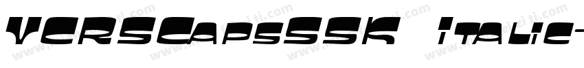 VCRSCapsSSK Italic字体转换